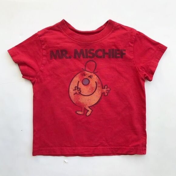 Babygap x Junkfood Mr. Mischief tee shirt  EUC 12-18 months - Picture 1 of 5